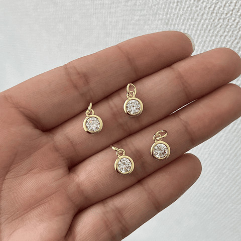 Dije Punto de Luz | Baño de oro 18k