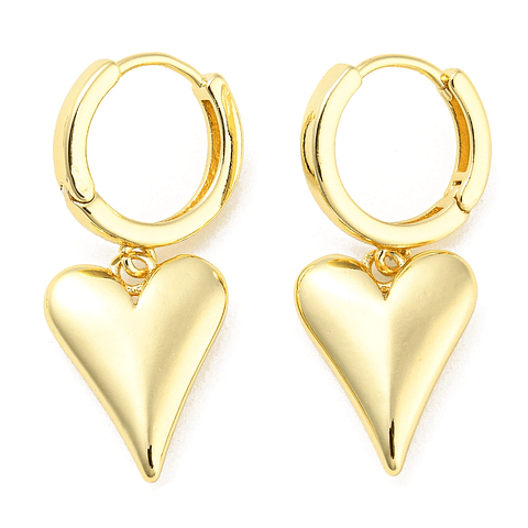 Aro Argolla Con Corazón | Baño de oro 18k