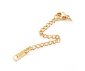 Broche + cadena de extensión  | Acero Inoxidable 
