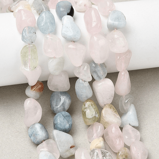 Piedra de pepita Natural | Morganita | 20 cm