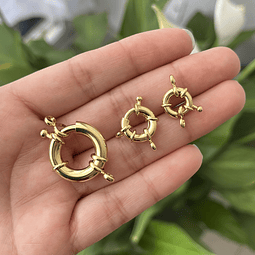 Broche de Timón | Baño De Oro 18k