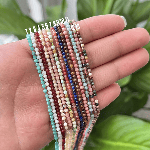 Piedras Naturales Facetadas 2mm 