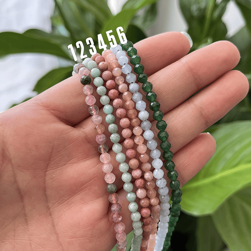 Piedras Naturales Facetadas 4mm 