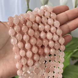 Piedra Ágata Hexagonal Facetada 8x9mm