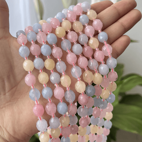 Piedra Ágata Hexagonal Facetada 8x9mm