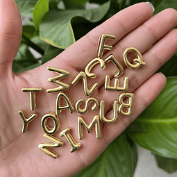 Letras Pasadoras | Baño De Oro 18k