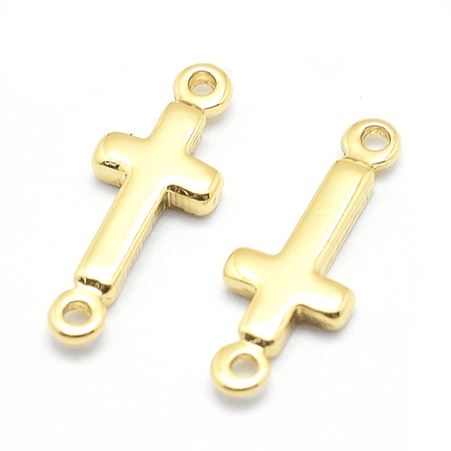 Conector Cruz Pequeña | Baño de oro 18k