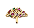 Conector Árbol De La Vida | Baño de oro 18k