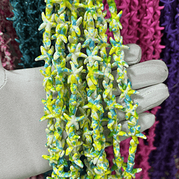 Tira De Estrellas | Verde-Amarillo Matizado