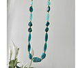 Collar Acrílico Tonos Turquesa 