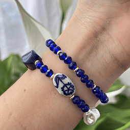  Pack Pulseras Azules