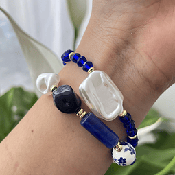  Pack Pulseras Azules