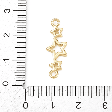 Conector Estrellas | Baño de oro 18k