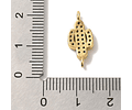 Conector Cactus Con Circones | Baño de oro 18k