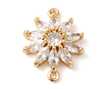 Conector Manzanilla Con Circones | Baño de oro 18k