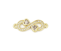 Conector Infinito Con Circones | Baño de oro 18k