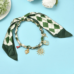  Collar Pañuelo Con Cadena | Acero Inoxidable