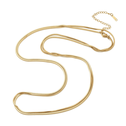 Collar Cadena Serpiente | Acero Inoxidable