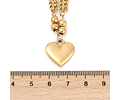 Collar Corazón Con Balines | Acero Inoxidable