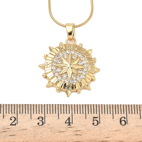 Collar de Brújula | Acero Inoxidable