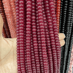 Piedra Natural Rondel | Calcedonia