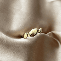 Anillo Trenzado Ajustable | Baño de oro 18k