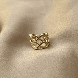 Ear Cuff Infinito Unidad | Baño de oro 18k