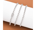 Cadena Balines 2mm Acero Inoxidable