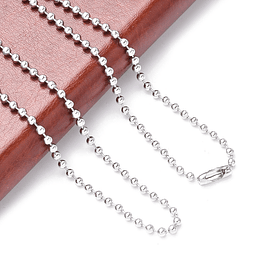  Cadena Balines 2mm Acero Inoxidable