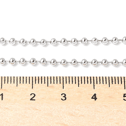 Cadena Balines 2mm Acero Inoxidable