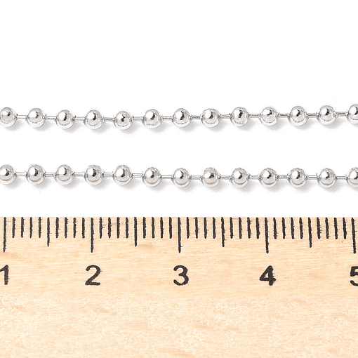 Cadena Balines 2mm Acero Inoxidable