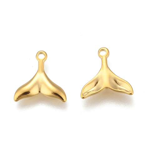 Dije Mini Cola de Ballena | Acero Inoxidable