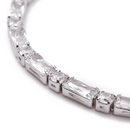 Pulsera Con Circones Ajustable | Baño de Platino