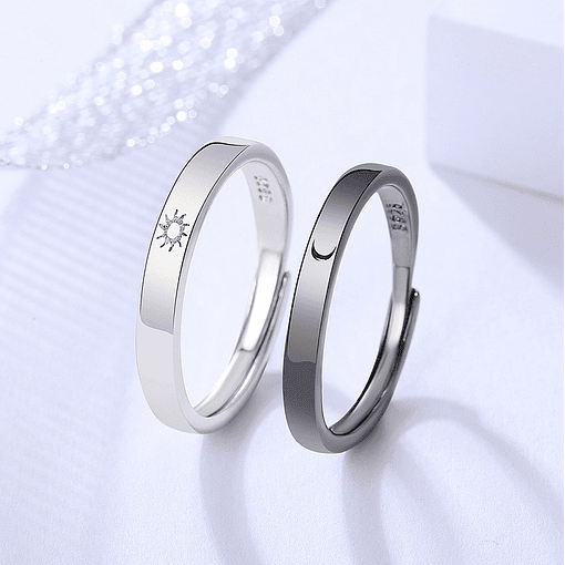 Anillos de Pareja Ajustable | Aleación