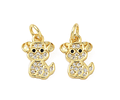 Colgante de Perro | Baño de oro 18k