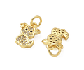 Colgante de Perro | Baño de oro 18k