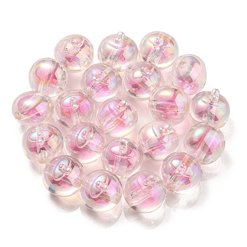 Pelota Acrilica Rosada 16x15.5x16.5mm