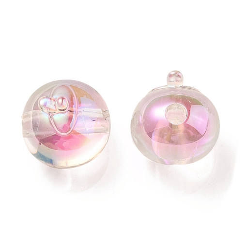 Pelota Acrilica Rosada 16x15.5x16.5mm