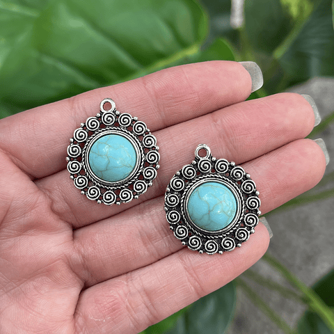 Colgante Bohemio Turquesa