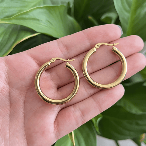 Aro Argolla Acero Inoxidable