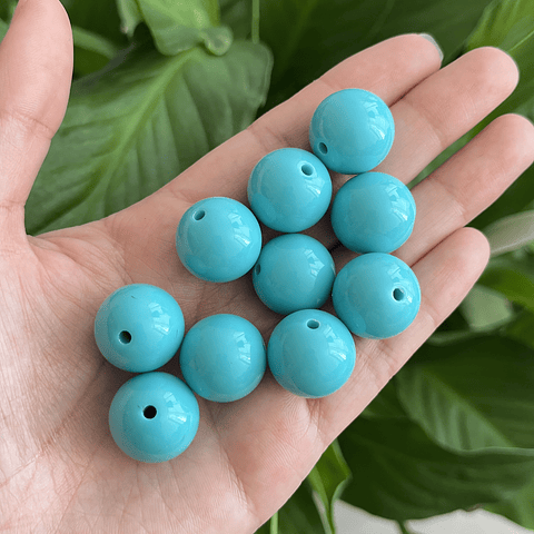 18mm Pelotas Acrílicas | Turquesa 