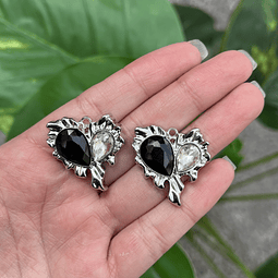 Colgante Corazón Con Cristales | Y2K