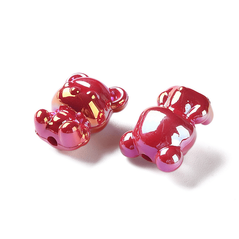 Separador Oso Acrílico Rojo