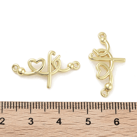 Conector Fé | Baño de oro 18k