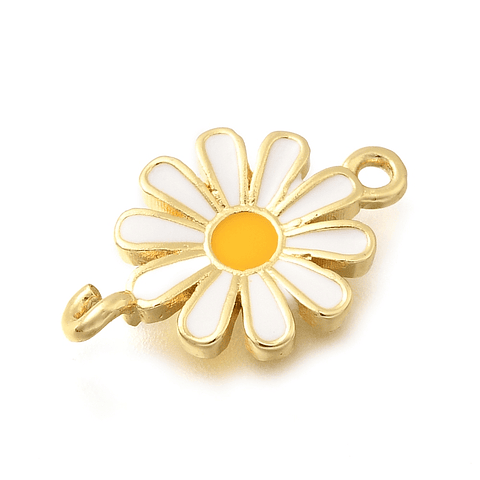 Conector Manzanilla Esmaltado | Baño de oro 18k