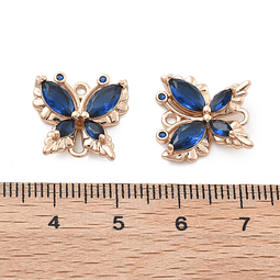  Colgante de Conector de Mariposa | Baño de oro 18k