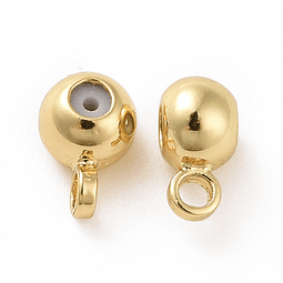  Pasador Con Gomita | Baño de oro 18k