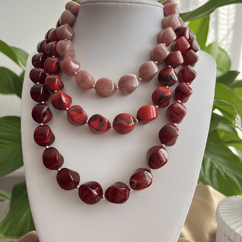 Collares  Pepitas Acrílicas 