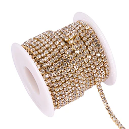  Cadena de Strass - Dorada