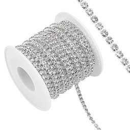 Cadena de Strass - Plateada